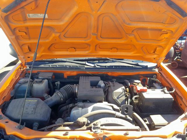 1GCCS39E288189870 - 2008 CHEVROLET COLORADO L ORANGE photo 7