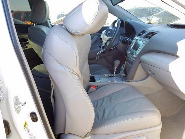 4T1BB46K29U093768 - 2009 TOYOTA CAMRY HYBR WHITE photo 5