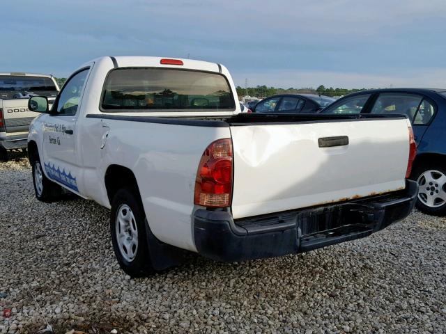 5TENX22N85Z120805 - 2005 TOYOTA TACOMA WHITE photo 3