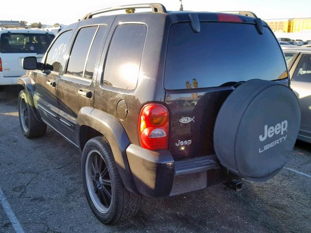 1J4GK58K53W550401 - 2003 JEEP LIBERTY LI BLACK photo 3