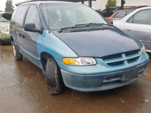 2B4FP25B4YR574255 - 2000 DODGE CARAVAN GREEN photo 1