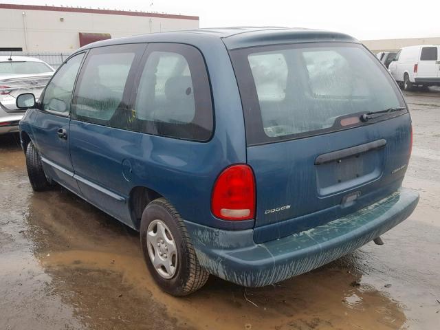 2B4FP25B4YR574255 - 2000 DODGE CARAVAN GREEN photo 3