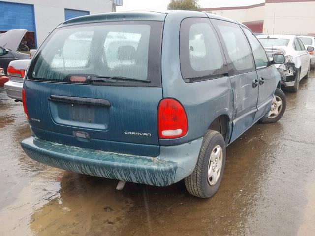 2B4FP25B4YR574255 - 2000 DODGE CARAVAN GREEN photo 4