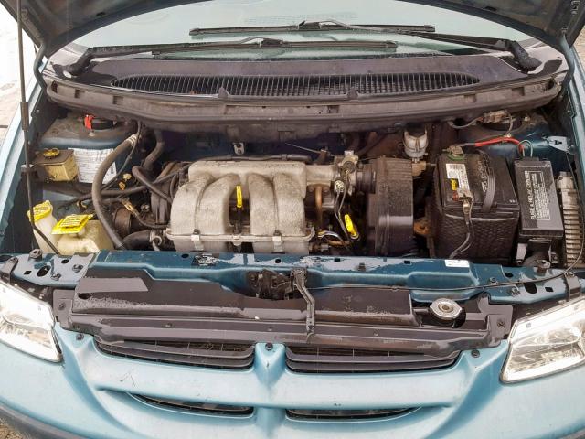 2B4FP25B4YR574255 - 2000 DODGE CARAVAN GREEN photo 7