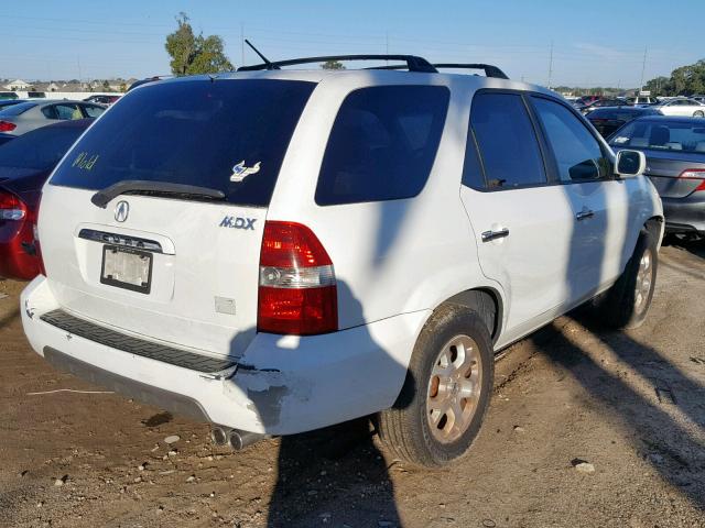 2HNYD18652H536263 - 2002 ACURA MDX TOURIN WHITE photo 4