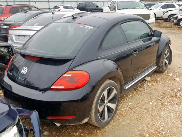 3VWV67AT3DM607354 - 2013 VOLKSWAGEN BEETLE TUR BLACK photo 4