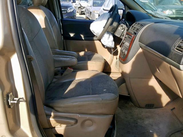 1GNDV23LX5D255282 - 2005 CHEVROLET UPLANDER L GOLD photo 5