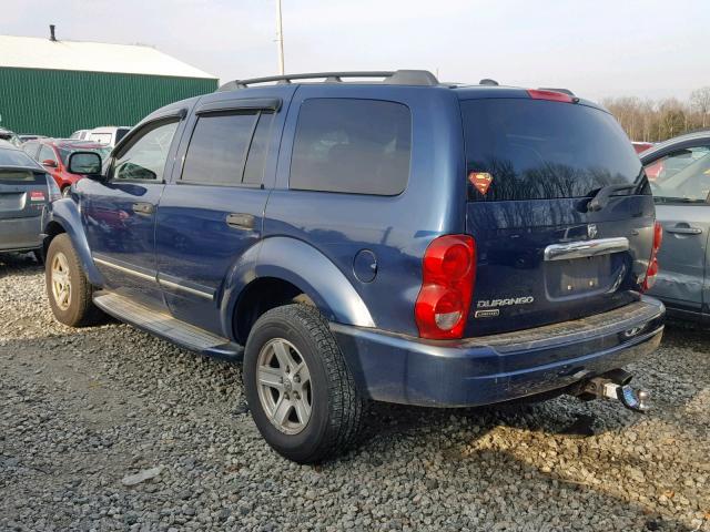 1D4HB58D94F220003 - 2004 DODGE DURANGO LI BLUE photo 3