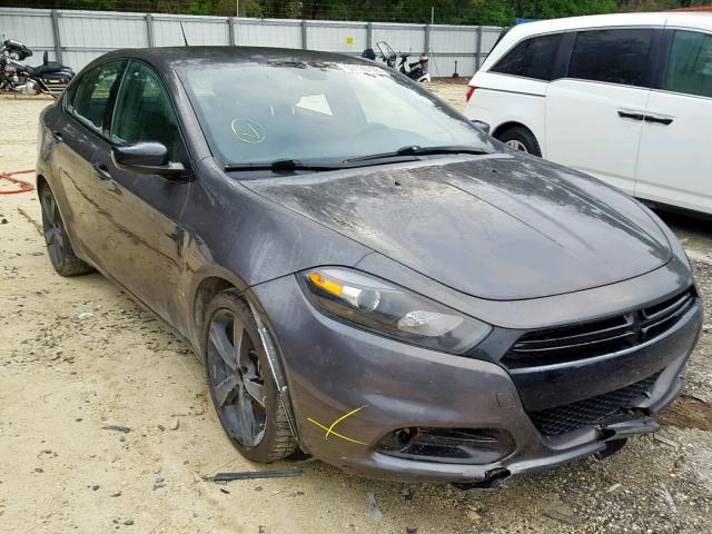 1C3CDFBB3FD173164 - 2015 DODGE DART SXT GRAY photo 1