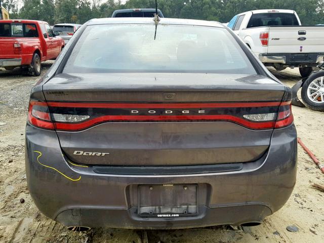 1C3CDFBB3FD173164 - 2015 DODGE DART SXT GRAY photo 10