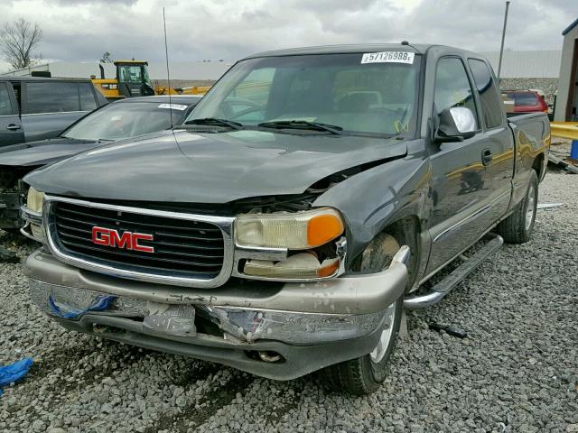 2GTEC19T711366172 - 2001 GMC NEW SIERRA GRAY photo 2