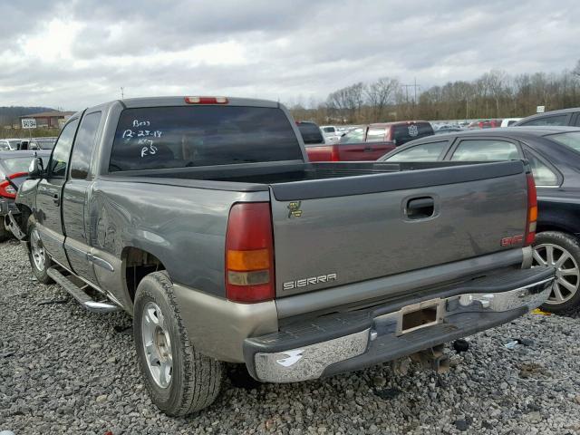 2GTEC19T711366172 - 2001 GMC NEW SIERRA GRAY photo 3