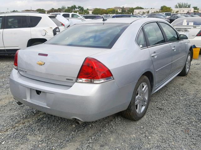 2G1WB5E39G1186875 - 2016 CHEVROLET IMPALA LIM SILVER photo 4