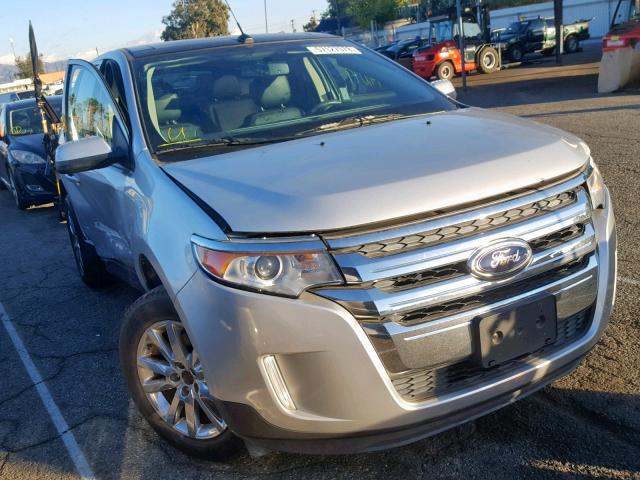 2FMDK3JC5DBE11500 - 2013 FORD EDGE SEL SILVER photo 1