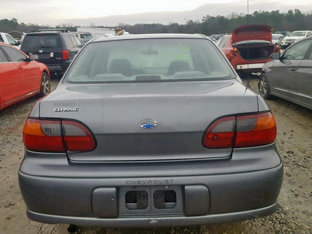 1G1ND52F05M175351 - 2005 CHEVROLET CLASSIC GRAY photo 9