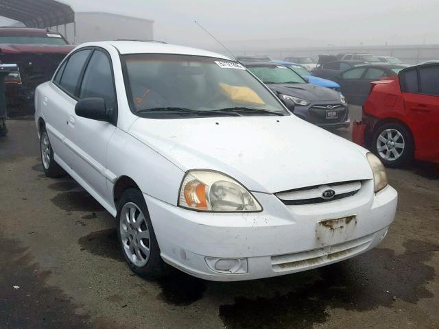 KNADC125246317902 - 2004 KIA RIO WHITE photo 1