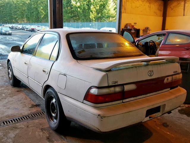 1NXBB02E1VZ586246 - 1997 TOYOTA COROLLA DX WHITE photo 3