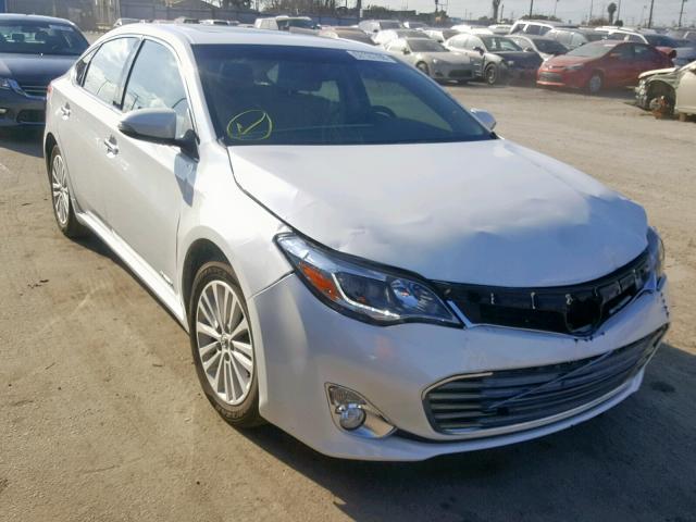 4T1BD1EB0EU035372 - 2014 TOYOTA AVALON HYB WHITE photo 1