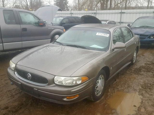 1G4HR54K22U150720 - 2002 BUICK LESABRE LI TEAL photo 2