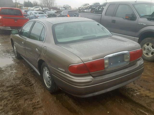 1G4HR54K22U150720 - 2002 BUICK LESABRE LI TEAL photo 3