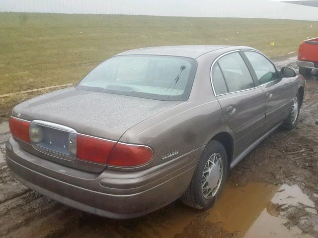 1G4HR54K22U150720 - 2002 BUICK LESABRE LI TEAL photo 4