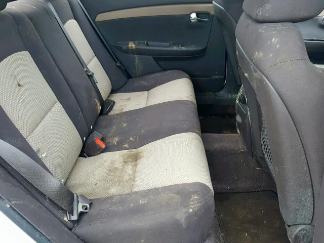 1G1ZC5EB7AF169591 - 2010 CHEVROLET MALIBU 1LT 白色 照片 6