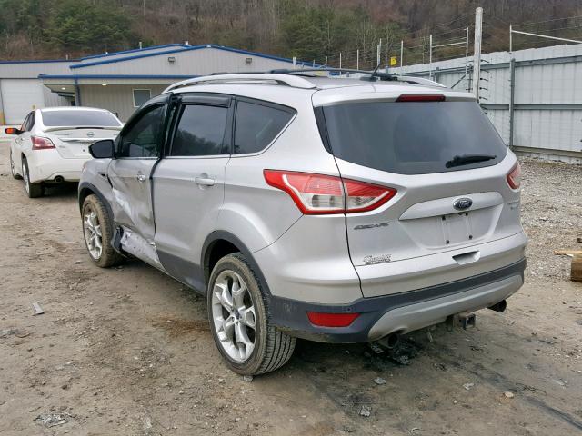 1FMCU9J91DUB53189 - 2013 FORD ESCAPE TIT SILVER photo 3