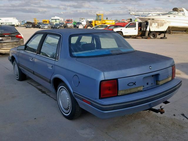 1G3AL54N9L6346533 - 1990 OLDSMOBILE CUTLASS CI 蓝色 照片 3