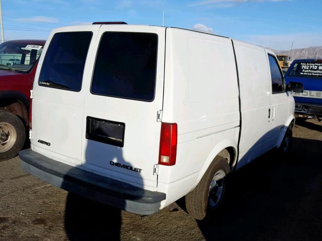 1GCDM19W71B110262 - 2001 CHEVROLET ASTRO WHITE photo 4