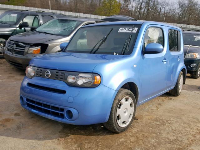 JN8AZ2KR2DT304456 - 2013 NISSAN CUBE S BLUE photo 2