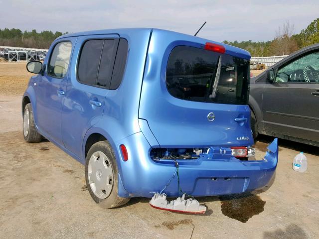 JN8AZ2KR2DT304456 - 2013 NISSAN CUBE S BLUE photo 3