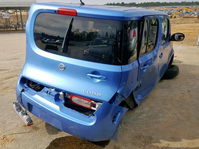 JN8AZ2KR2DT304456 - 2013 NISSAN CUBE S BLUE photo 4