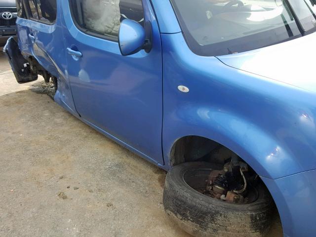 JN8AZ2KR2DT304456 - 2013 NISSAN CUBE S BLUE photo 9