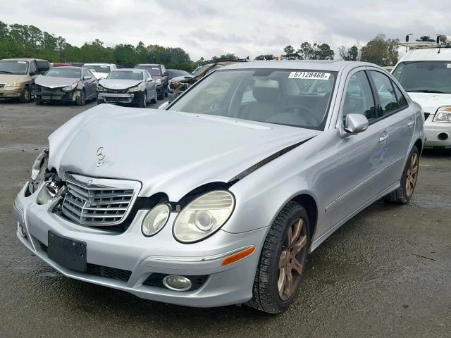 WDBUF56X58B252892 - 2008 MERCEDES-BENZ E 350 SILVER photo 2