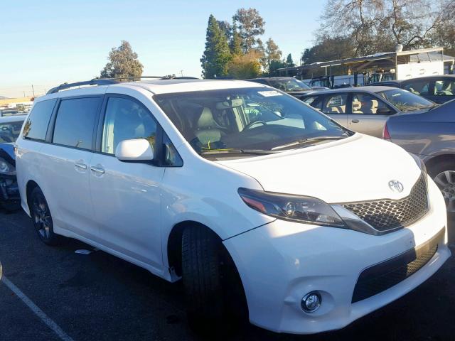 5TDXK3DC2FS612852 - 2015 TOYOTA SIENNA SPO WHITE photo 1