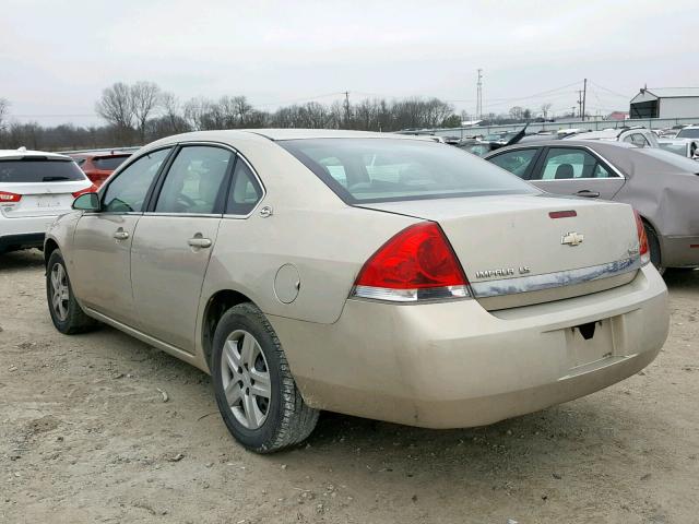 2G1WB58K781250089 - 2008 CHEVROLET IMPALA LS BEIGE photo 3