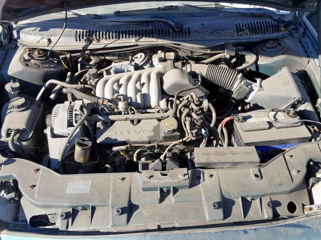 1FALP51U4TG274956 - 1996 FORD TAURUS G GREEN photo 7