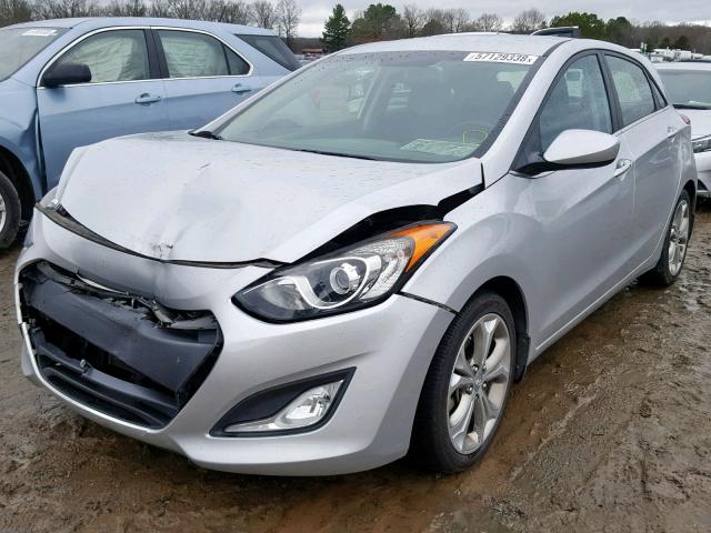 KMHD35LE0DU120923 - 2013 HYUNDAI ELANTRA GT SILVER photo 2