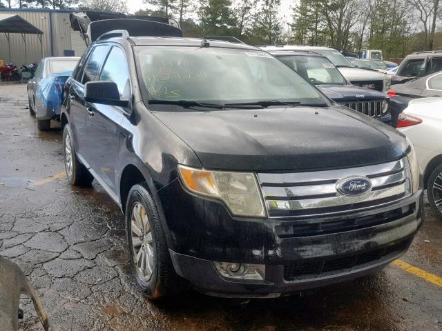 2FMDK38C77BA27244 - 2007 FORD EDGE SEL BLACK photo 1