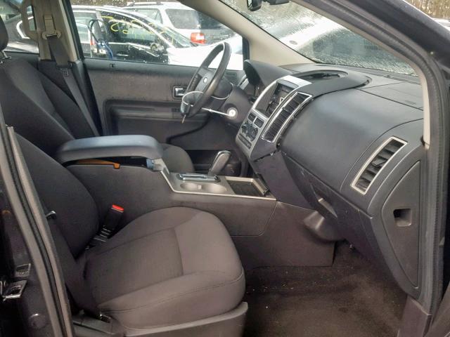 2FMDK38C77BA27244 - 2007 FORD EDGE SEL BLACK photo 5