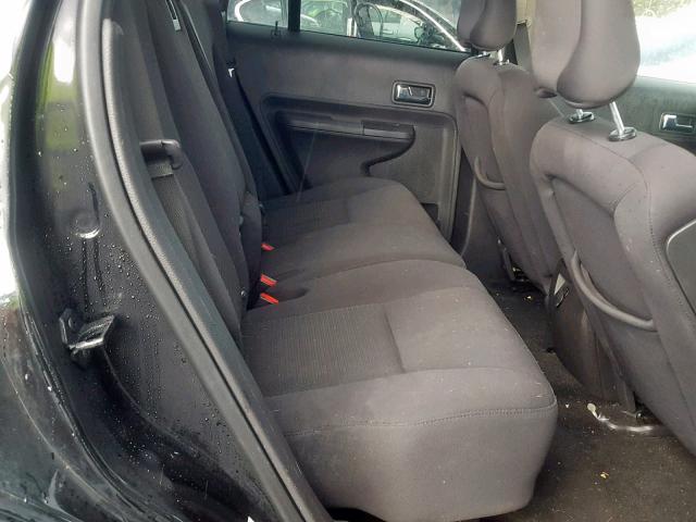 2FMDK38C77BA27244 - 2007 FORD EDGE SEL BLACK photo 6