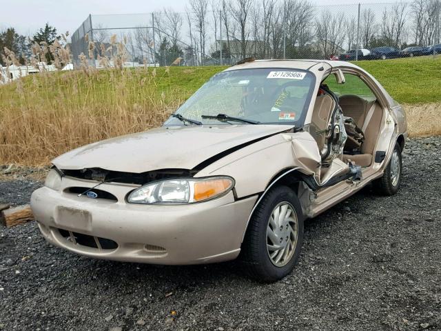 1FAFP13P7WW172431 - 1998 FORD ESCORT SE BEIGE photo 2