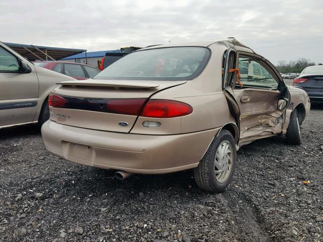 1FAFP13P7WW172431 - 1998 FORD ESCORT SE BEIGE photo 4