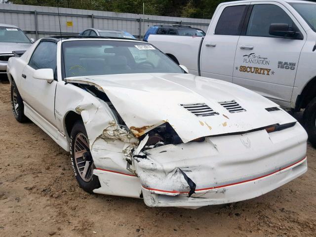 1G2FW87F5FL634868 - 1985 PONTIAC FIREBIRD T WHITE photo 1