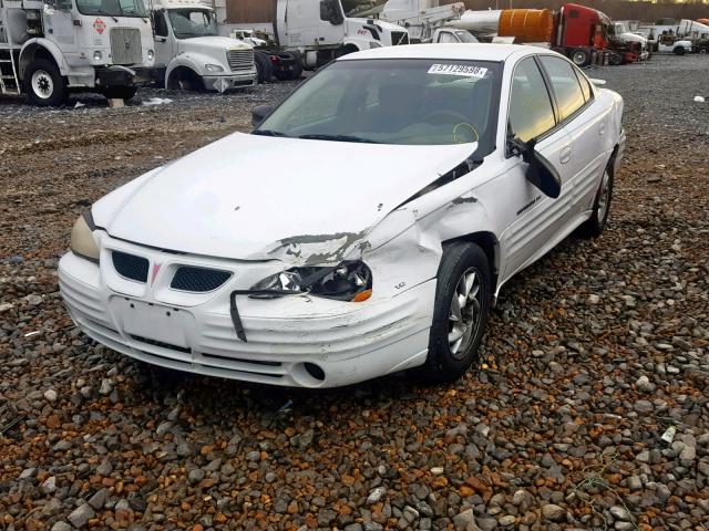 1G2NF52E91C215651 - 2001 PONTIAC GRAND AM S WHITE photo 2