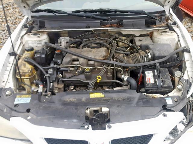 1G2NF52E91C215651 - 2001 PONTIAC GRAND AM S WHITE photo 7