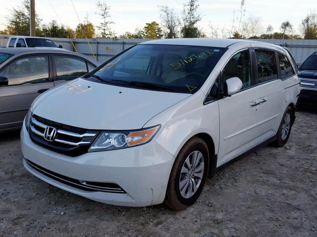 5FNRL5H32HB018166 - 2017 HONDA ODYSSEY SE WHITE photo 2