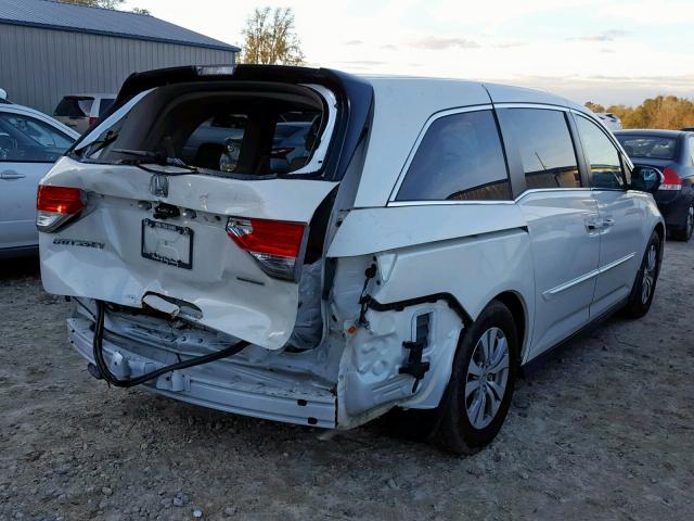 5FNRL5H32HB018166 - 2017 HONDA ODYSSEY SE WHITE photo 4