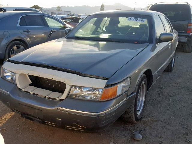 2MEFM75W7YX723408 - 2000 MERCURY GRAND MARQ BROWN photo 2