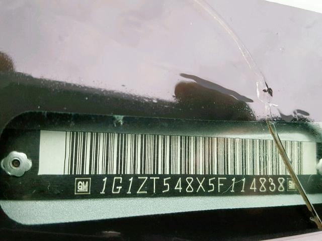 1G1ZT548X5F114838 - 2005 CHEVROLET MALIBU LS Gümüş foto 10